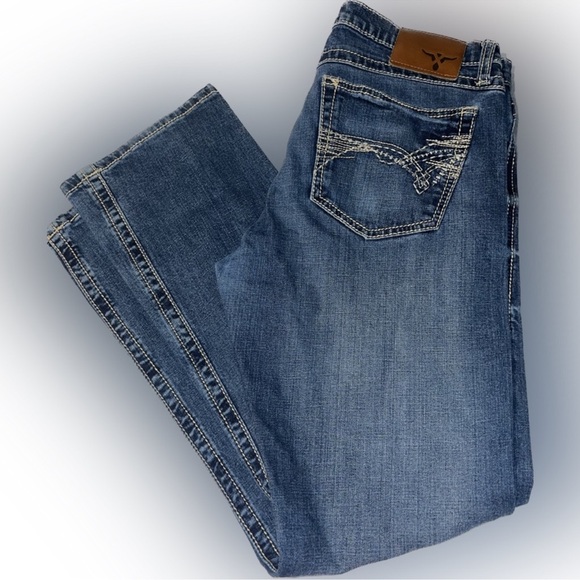 Wrangler 20x Blue Bootcut Jeans - Picture 1 of 7
